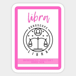 A True Libra Person Sticker